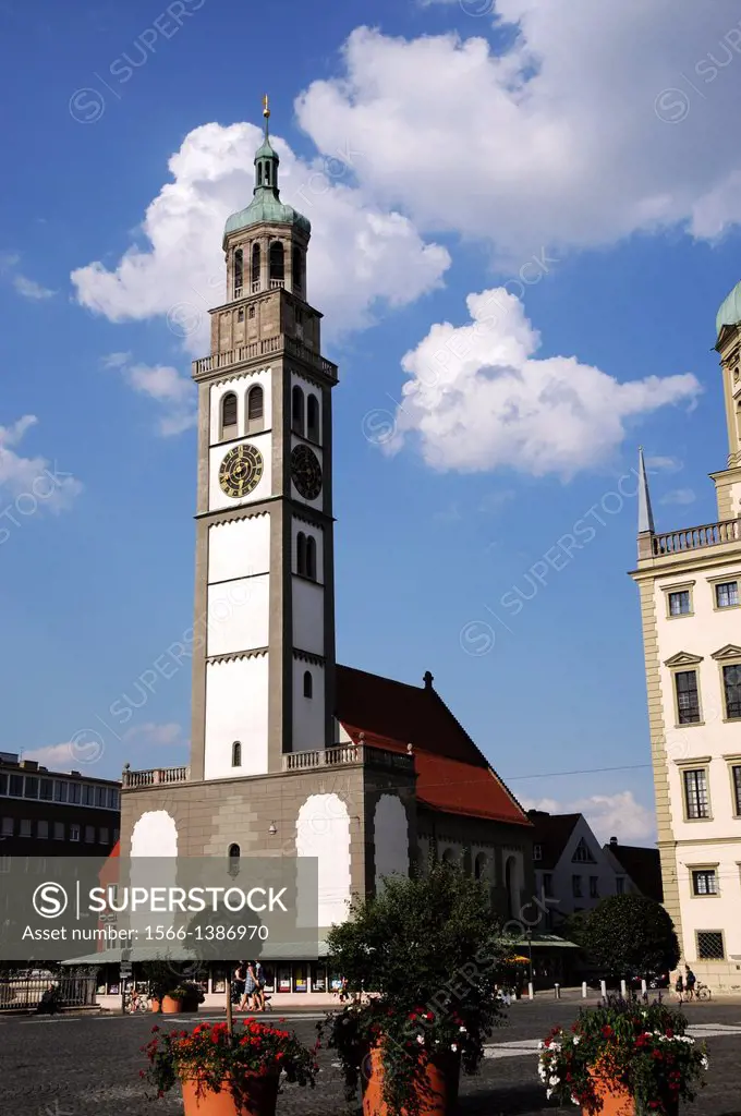 The Perlachturm in Augsburg