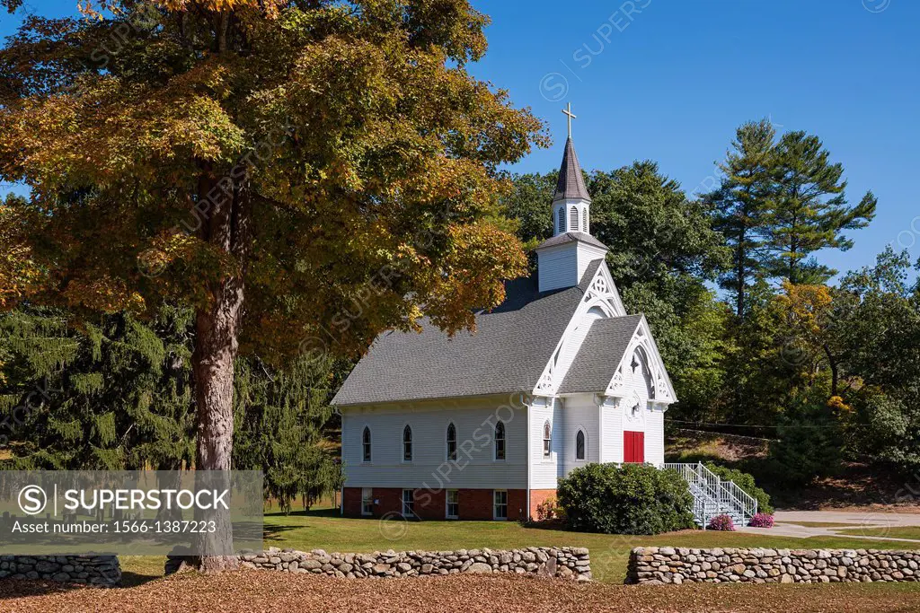 Country church, West Cornwall, Connecticut, Cornwall.