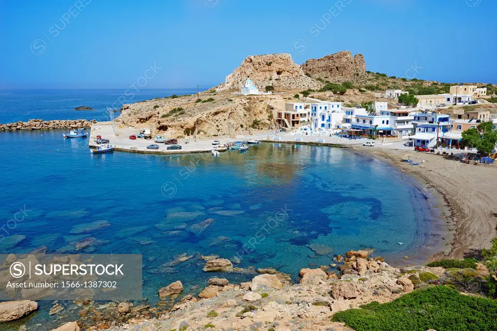 Greece, Dodecanese, Karpathos island, Finiki beach.