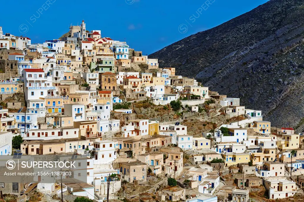Greece, Dodecanese, Karpathos island, Olympos.