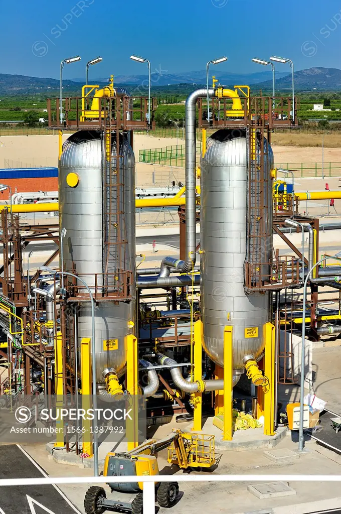 Castor Gas Plant, Vinaroz, Alicante, Spain, Europe.