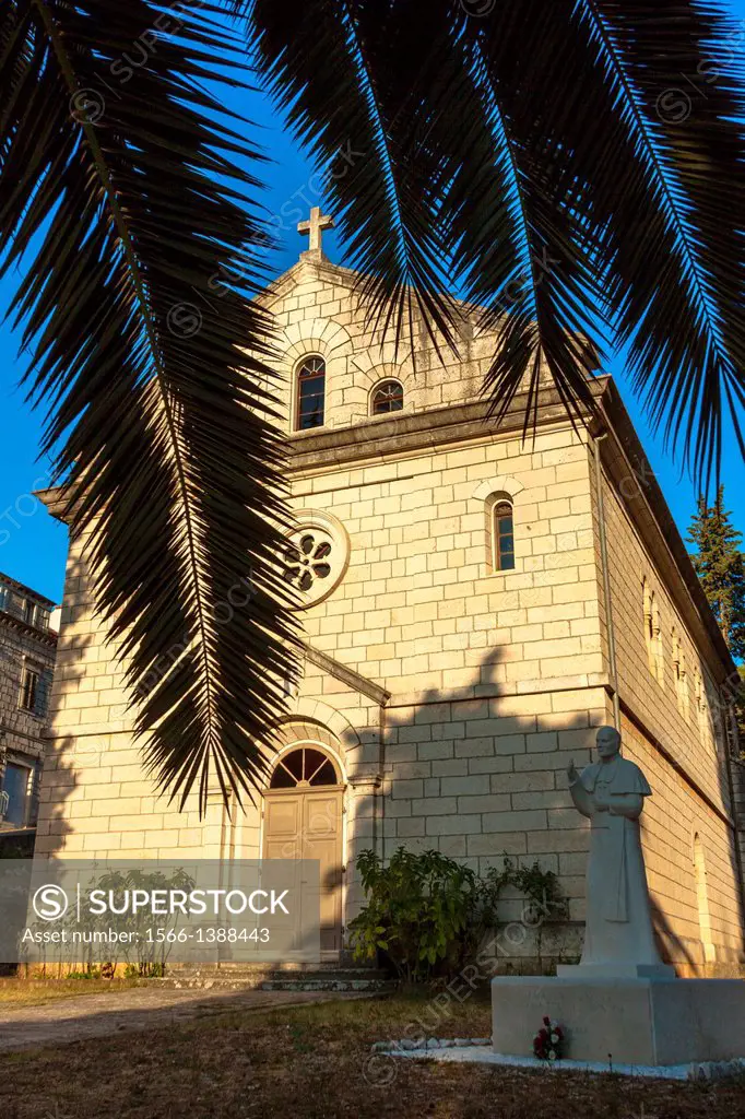 Church of Saint Nicholas Sveti Nikola in Racisce, Korcula island, Croatia.