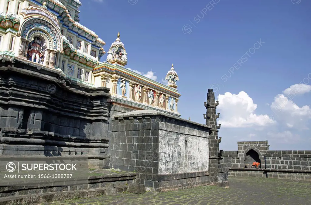 Yamai Devi temple, Aundh, Satara, Maharashtra, India.