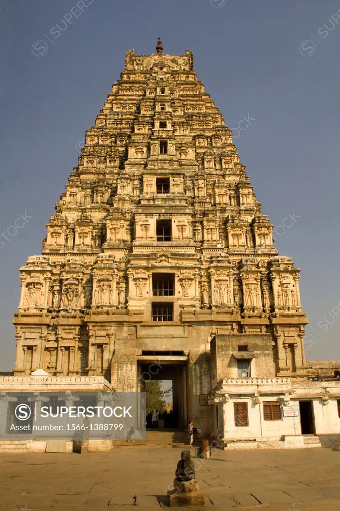 Virupaksha Temple: Dedicated to Shiva and is located at a riverbank. Oone of the oldest active temples (from 7th century AD) in India. The temple comp...