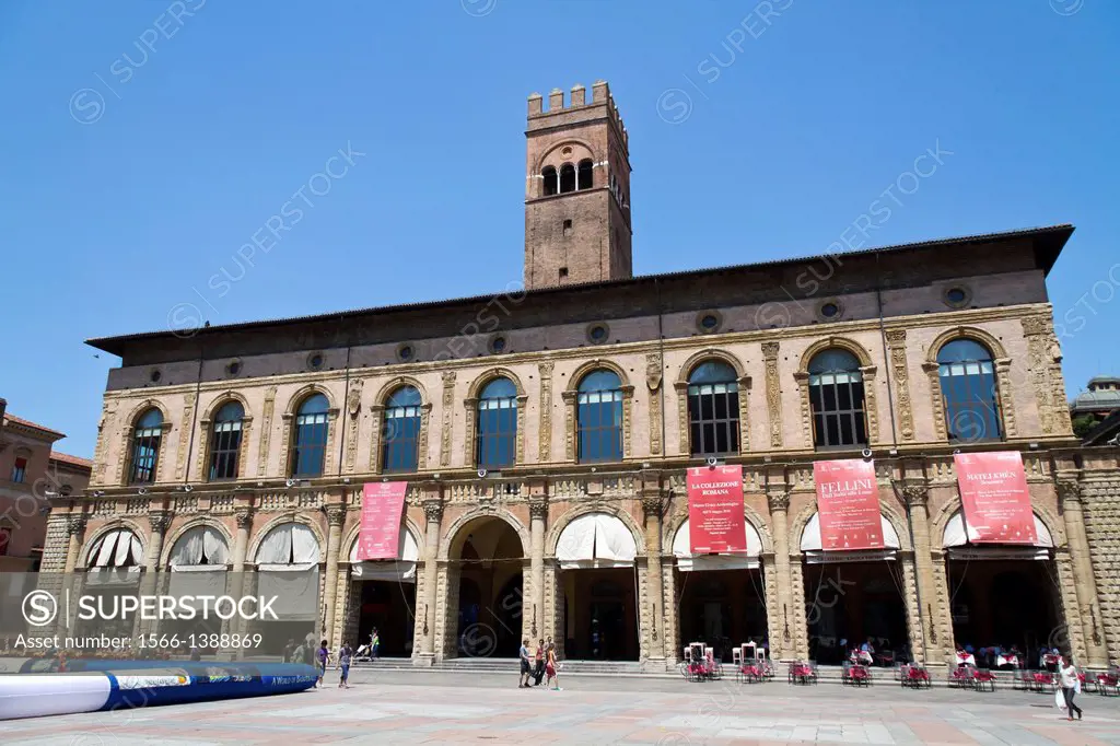 The Palazzo del Podestà Bologna, Italy.