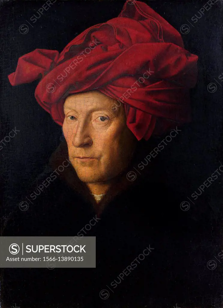 Jan van Eyck . Self-portrait . 1433. National Gallery - London.