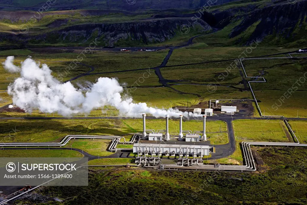 Nesjavellir geothermal station, Iceland.