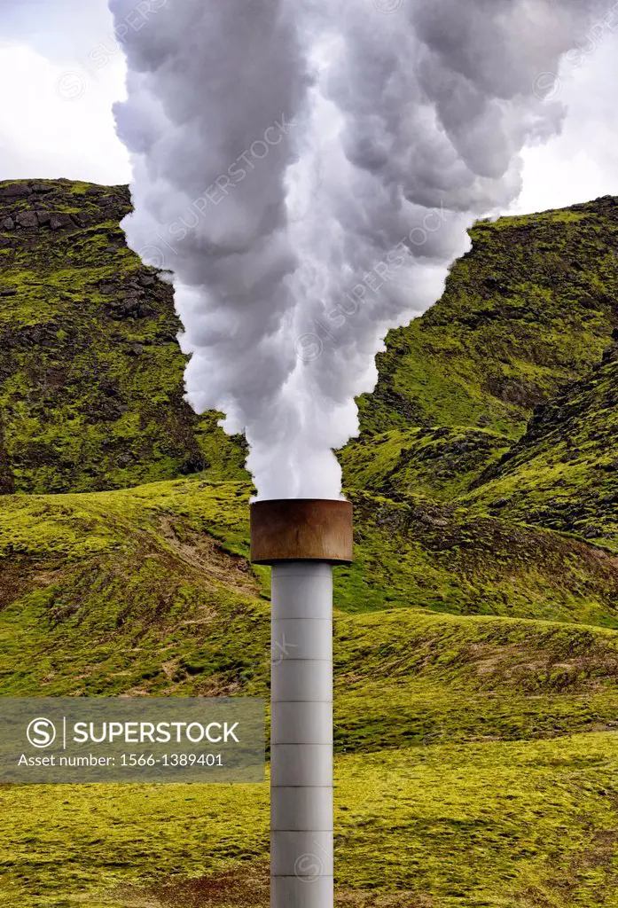Hellisheidi Geothermal Power Plant, Iceland.