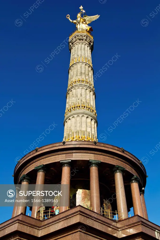 Victory Column in Berlin, Germany.