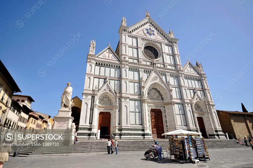 Italy, Florence, Santa Croce church