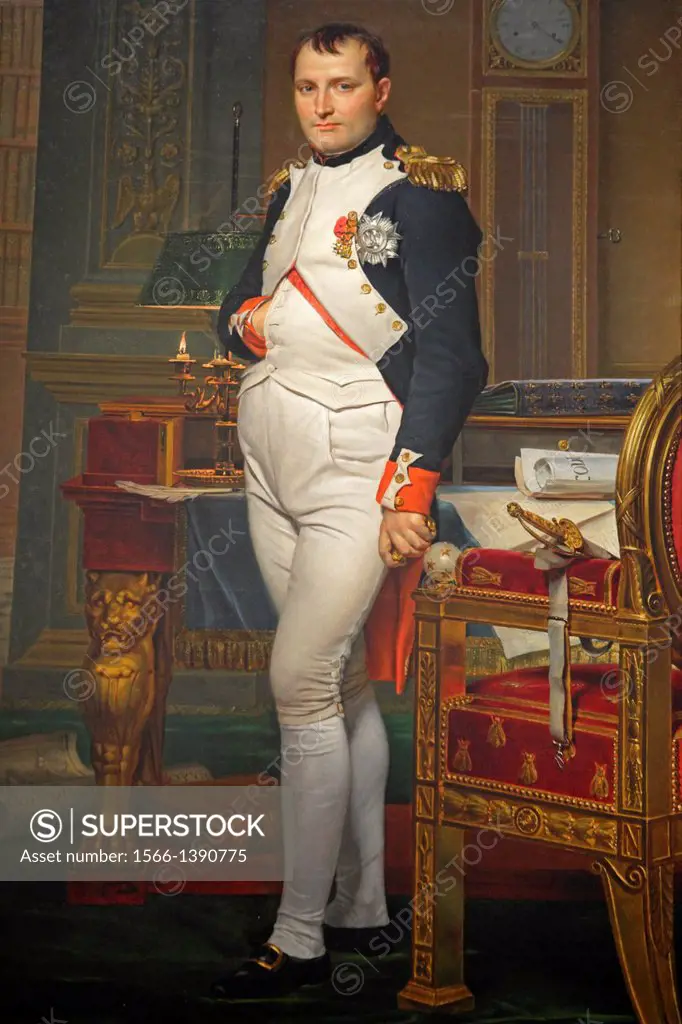 Emperor Napoleon by Jacques-Louis David, National Gallery of Art, Washington D.C., USA.