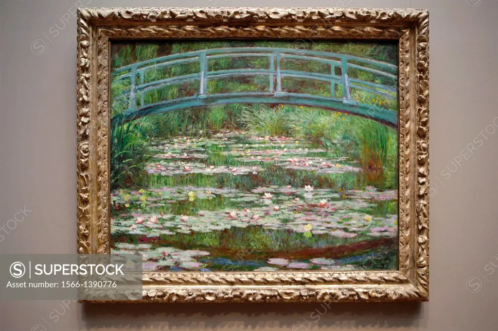 The Japanese Footbridge by Monet, National Gallery of Art, Washington D.C., USA.