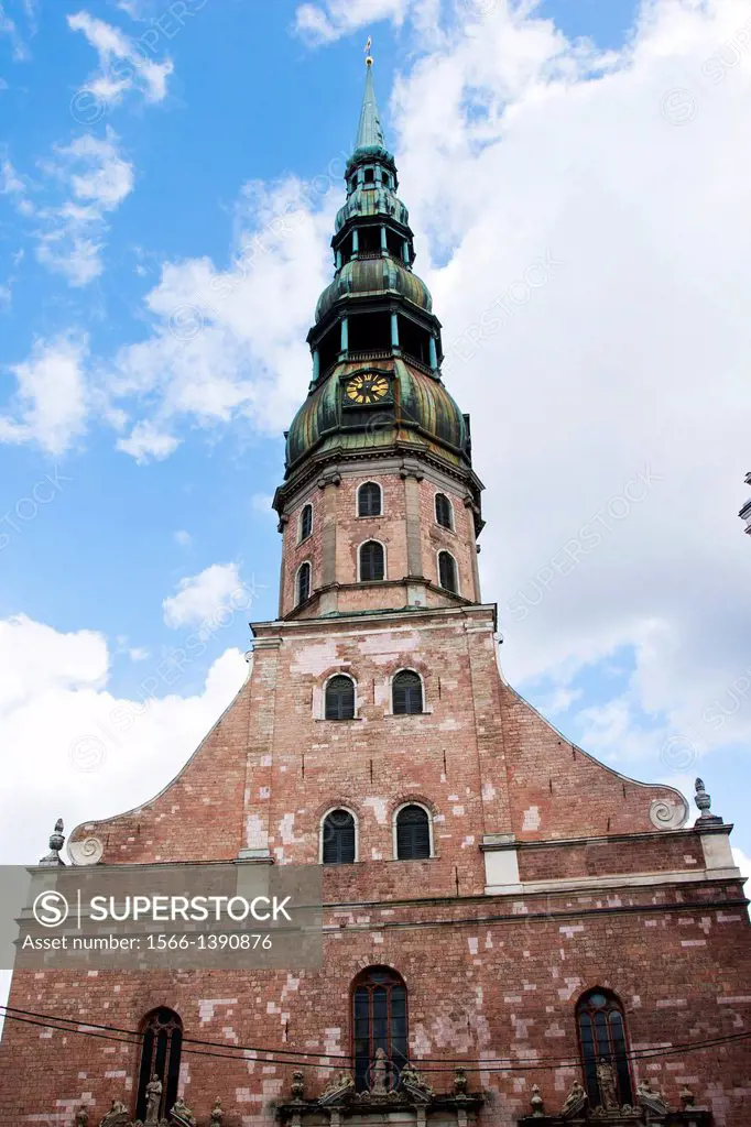 St. Peter Church, Riga, Latvia.