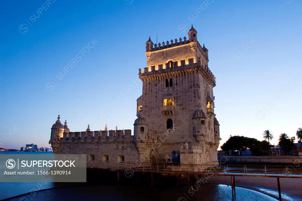 Tower of Belem, Santa Maria de Belem, Lisbon, Portugal.