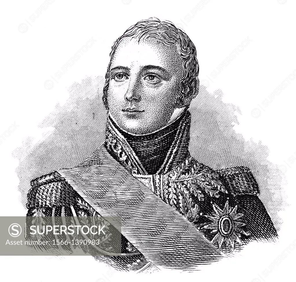 Étienne Jacques Joseph Alexandre MacDonald, 1st duke of Taranto, 1765-1840, a Marshal of France and military leader during the French Revolutionary an...