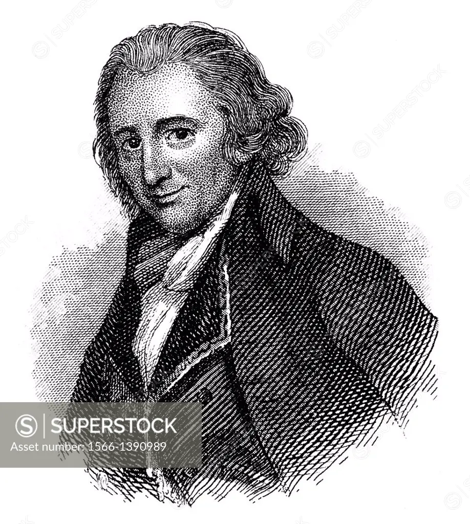 Thomas Paine, 1736-1809, an English-American political activist, author, political theorist and revolutionary.
