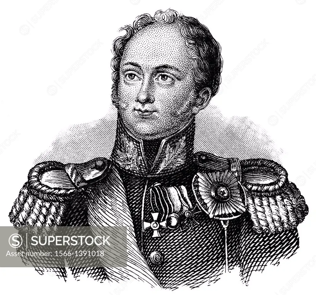 Alexander I of Russia, Alexander the Blessed 1777 - 1825, Emperor of Russia,.