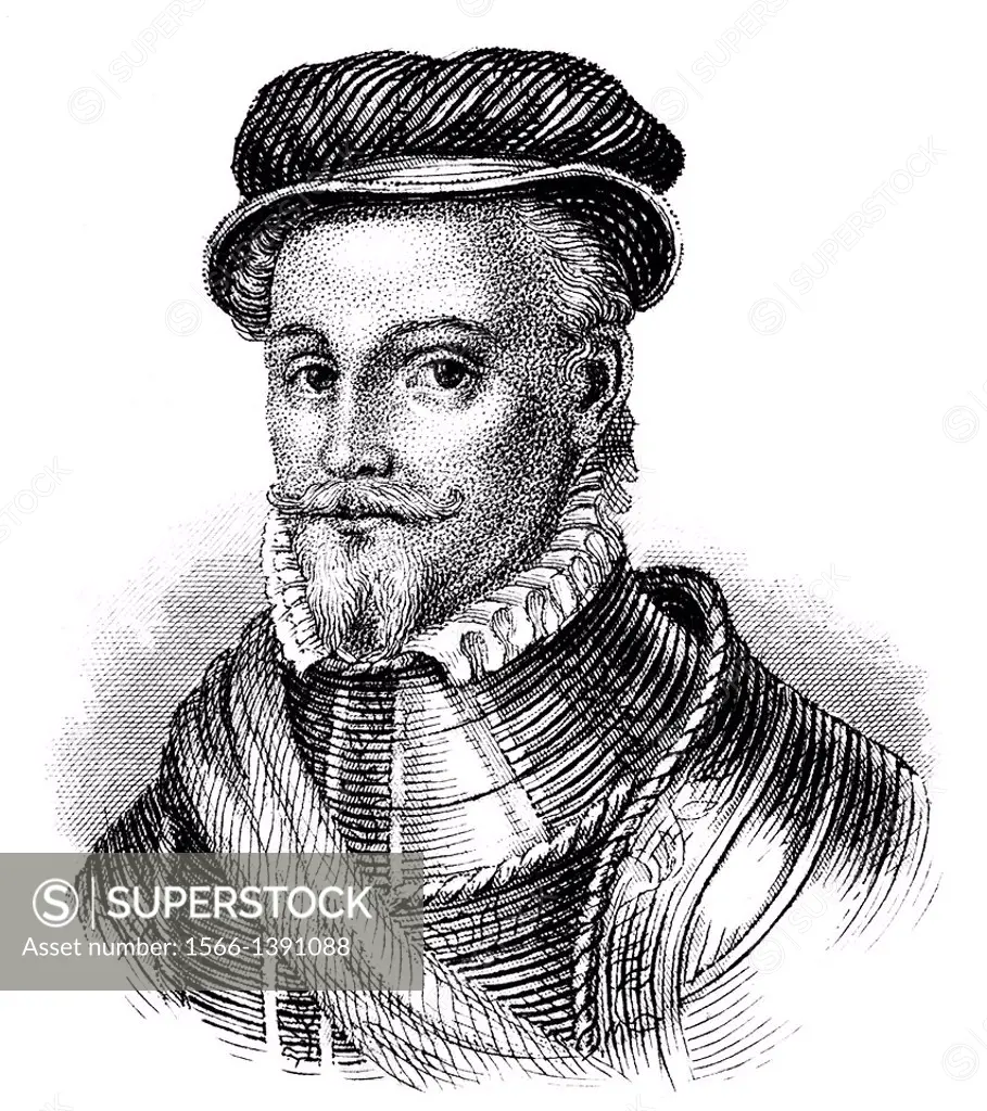 Robert Devereux, 2nd Earl of Essex, 1565 - 1601, a British politician and military leader of Elizabeth I.