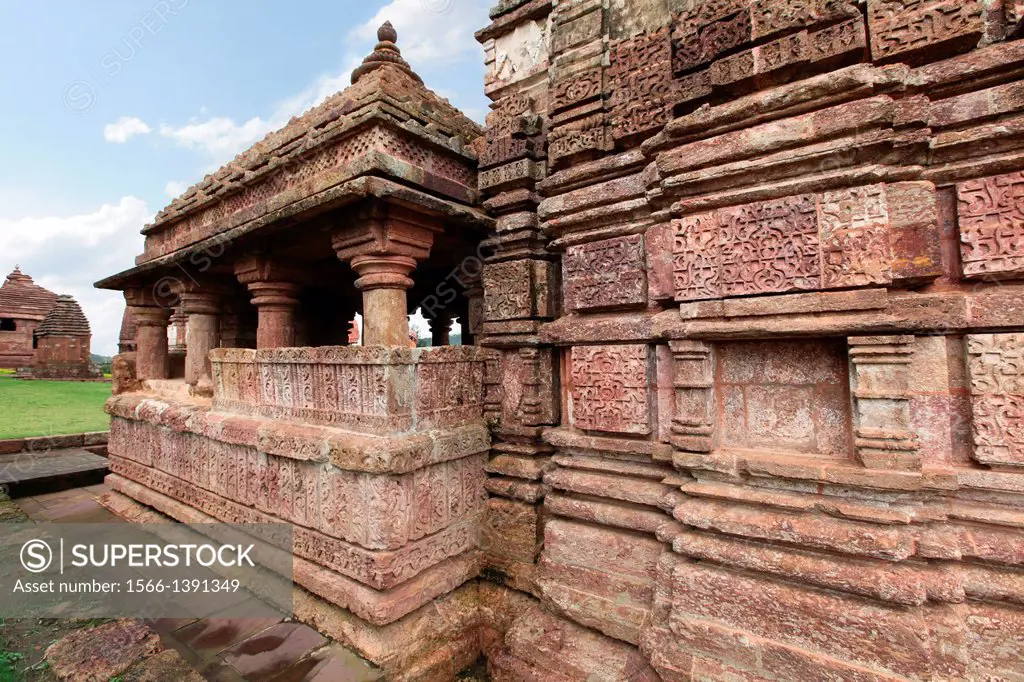 Ancient Temples of Kalachuri period. Amarkantak, Madhya Pradesh, India. Constructed by Kalachuri Maharaja Karnadeva between 1042 and 1072 AD. These te...