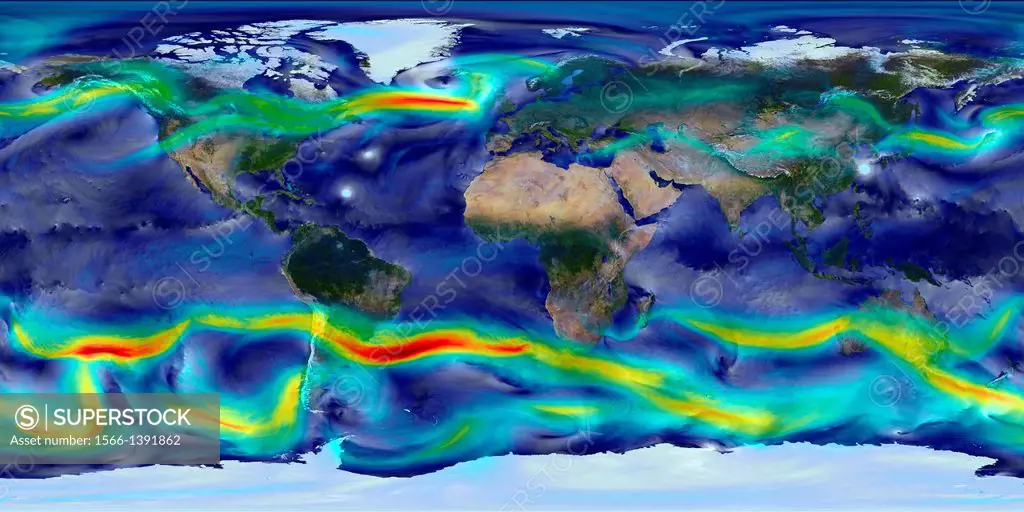 High-resolution global atmospheric modeling provides a unique tool to study the role of weather within Earths climate system. NASAs Goddard Earth Ob...