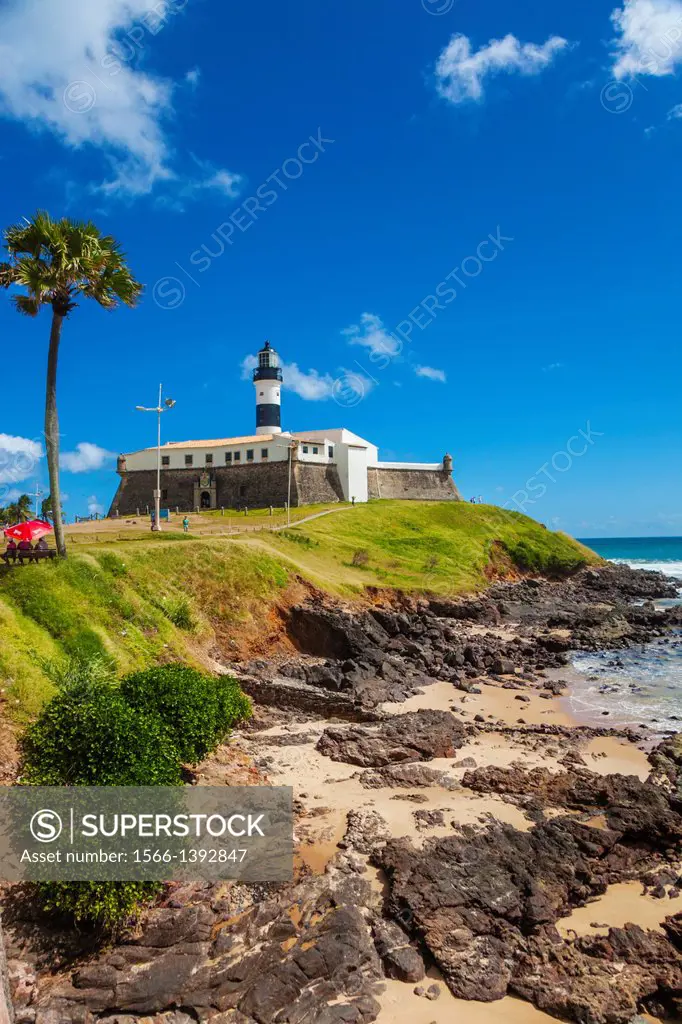 Farol da Barra lighthouse, Salvador, Bahia, Brazil