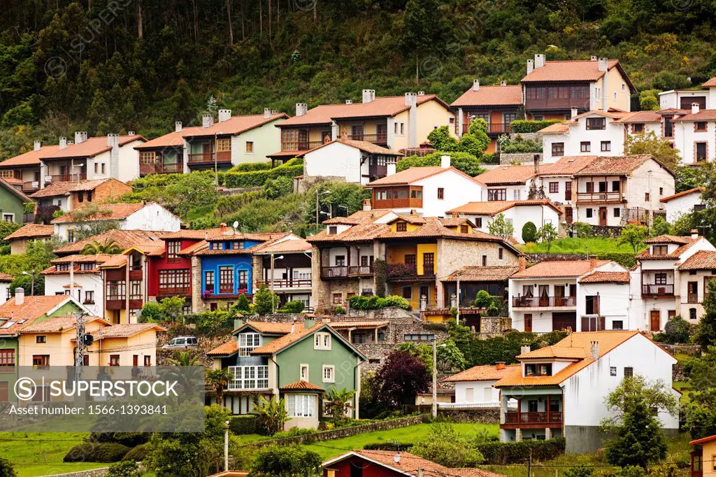 Village of Niembro, Asturias, Spain
