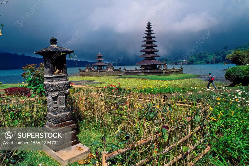 Bratan lake and Ulu Danau Temple, Bali, Indonesia