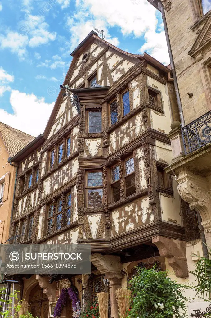 Maison Katz half-timbered house 17th Century Saverne Alsace.