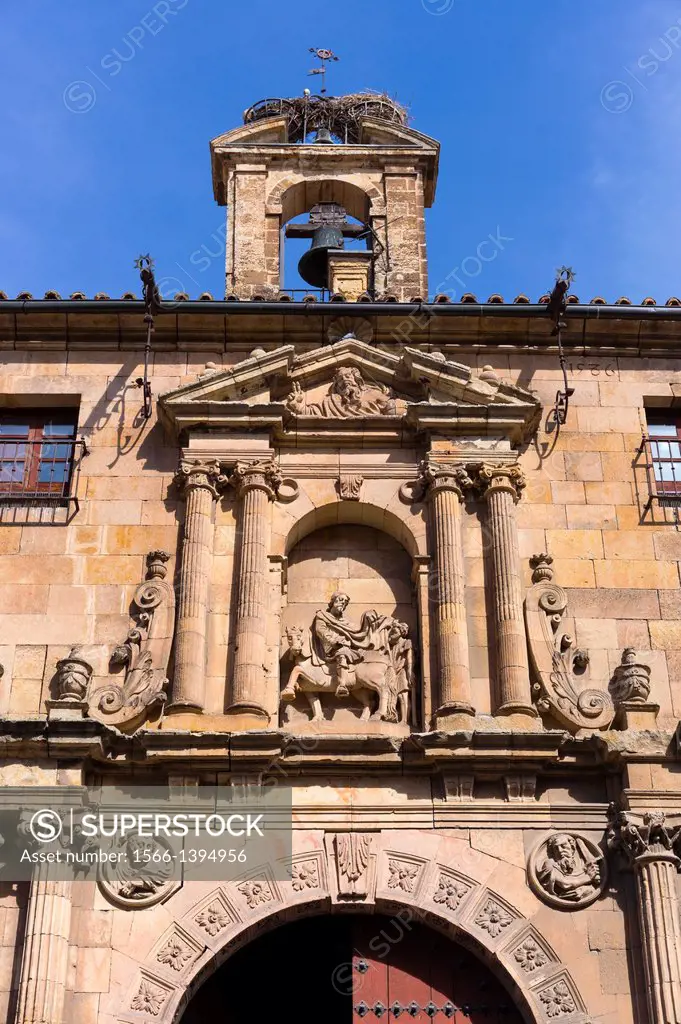 South door of the Church of San Martín, Salamanca, Castilla-Leon, Spain