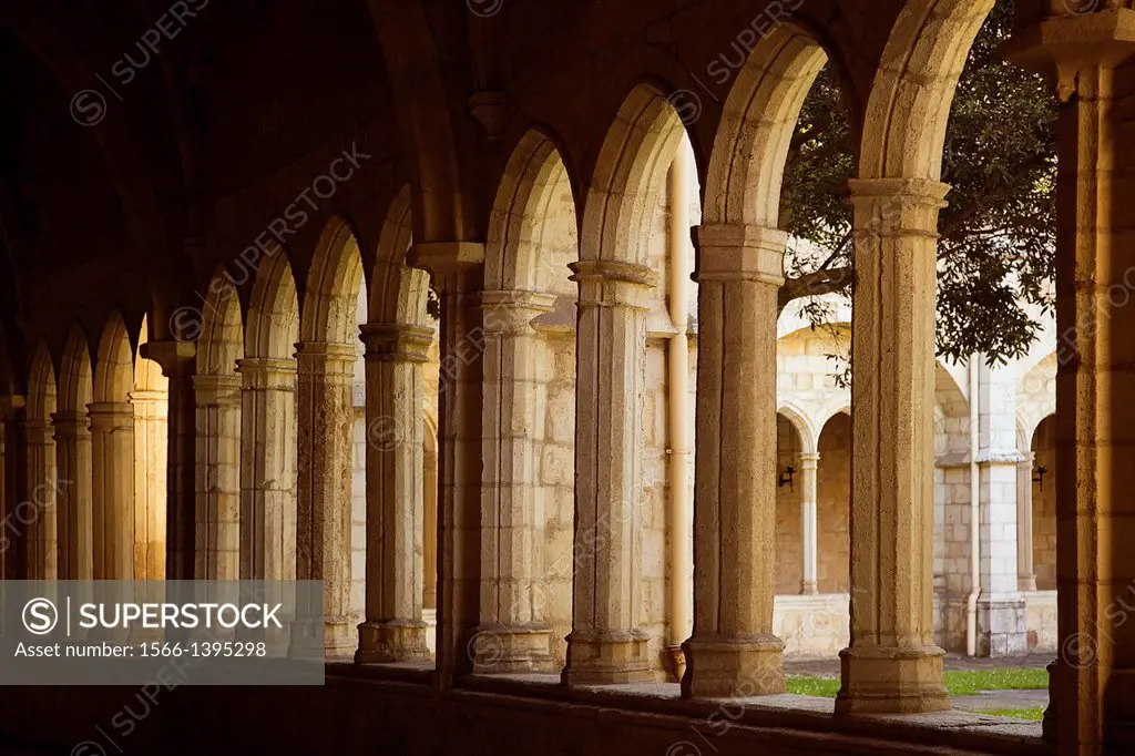 Cloister of Gothic Cathedral, Santander, Way of St James, Cantabria, Spain