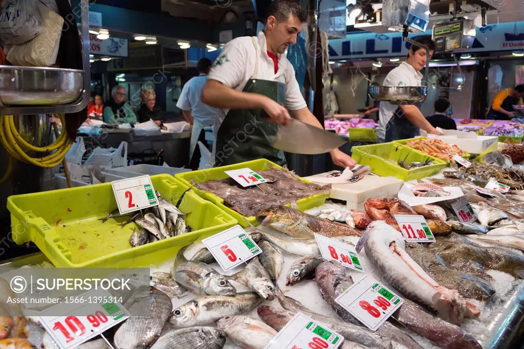 La Esperanza fish market, Santander, Cantabria, Spain