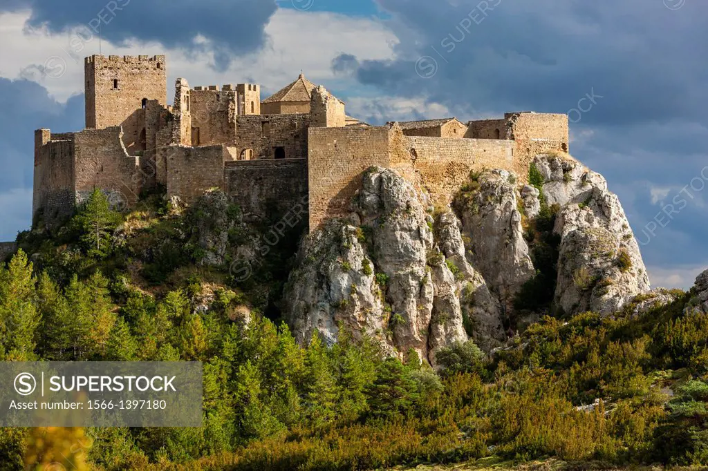 Loarre castle, Huesca, Aragón, Spain, Europe.