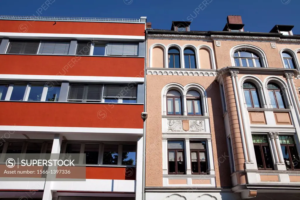 Historical architecture, Linden, Hanover, Lower Saxony, Germany, Europe