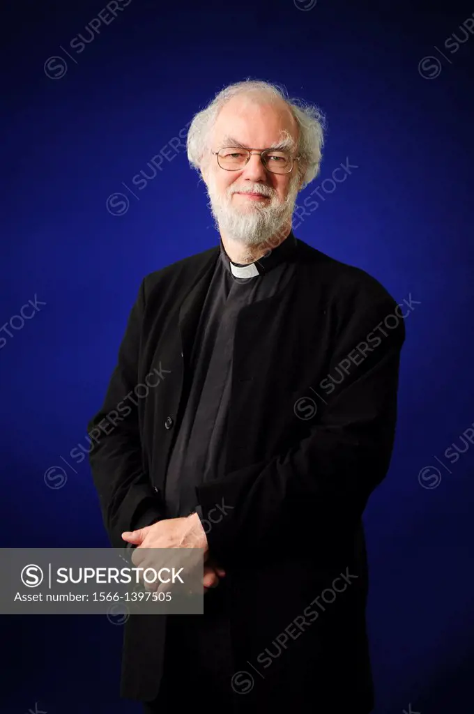 Rowan Douglas Williams, Baron Williams of Oystermouth PC FBA FRSL FLSW, Anglican bishop, poet and theologian, attending at the Edinburgh International...