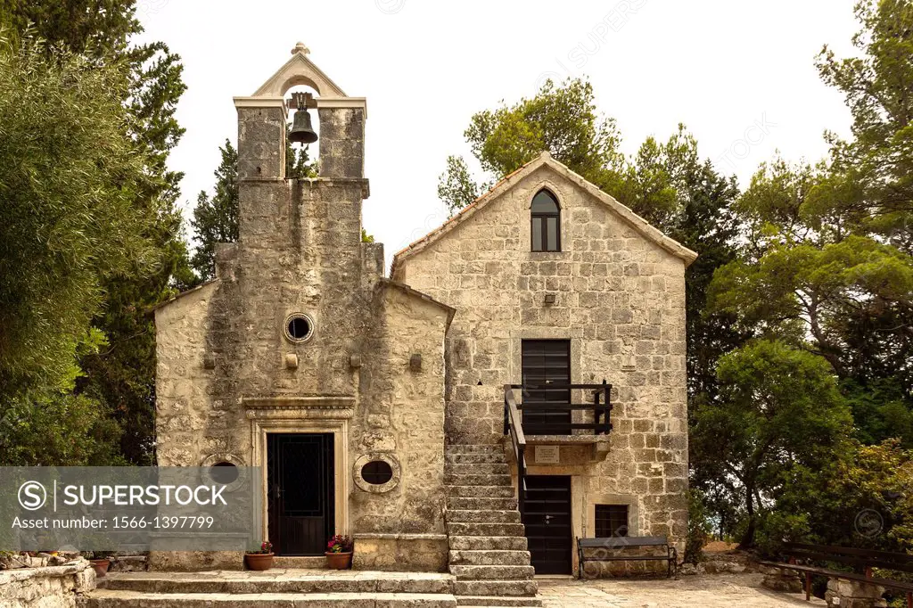 St Anton´s Church (Sveti Antun) church in Korcula, Croatia.