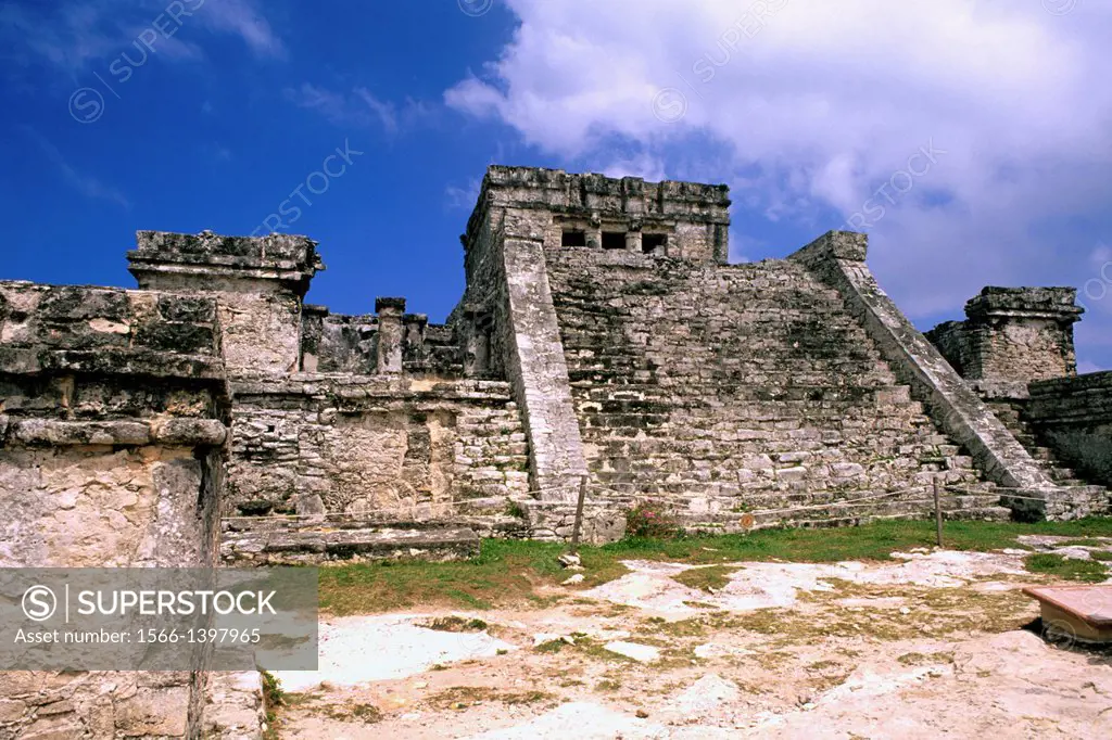 The Famous Tulum Ruins and Landmark of Mexico.