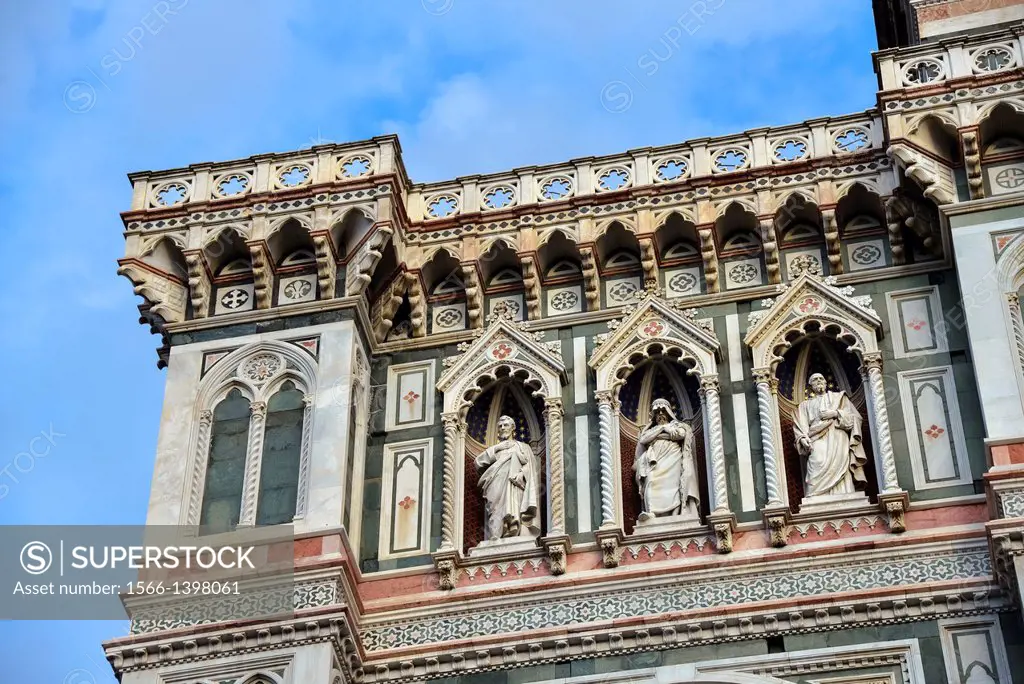 detail of the Duomo in Florence, italy