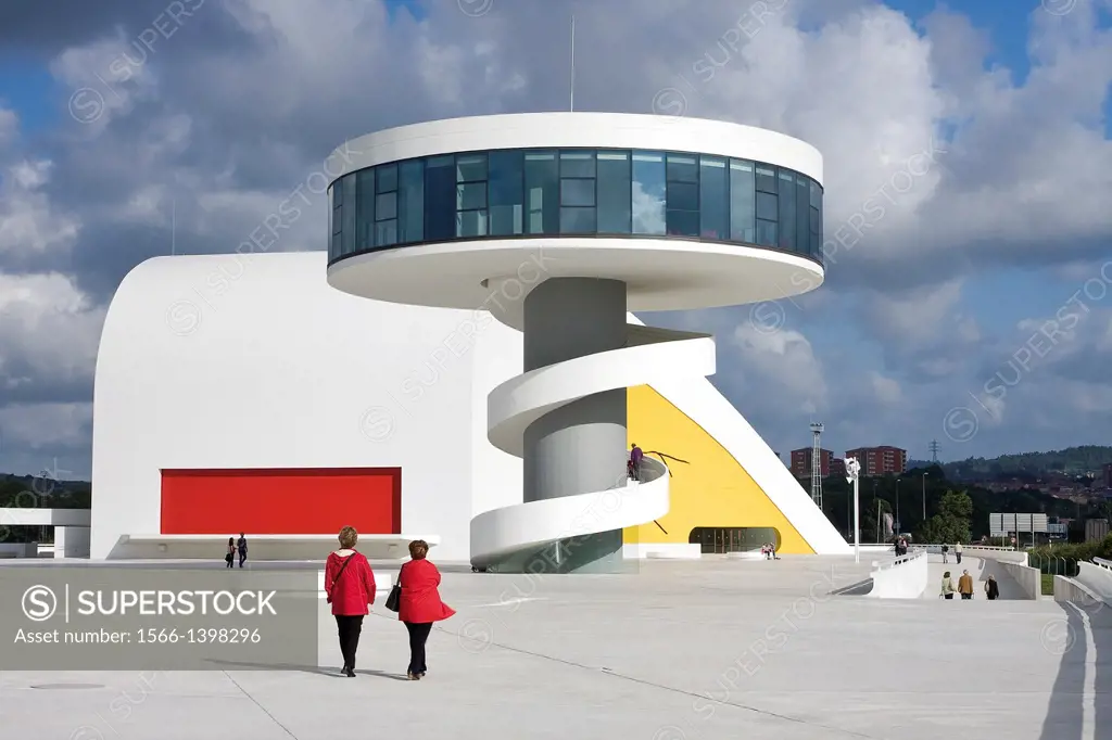The Oscar Niemeyer International Cultural Centre, known as Centro Niemeyer, is the result of the combination of a cultural complex designed by Oscar N...