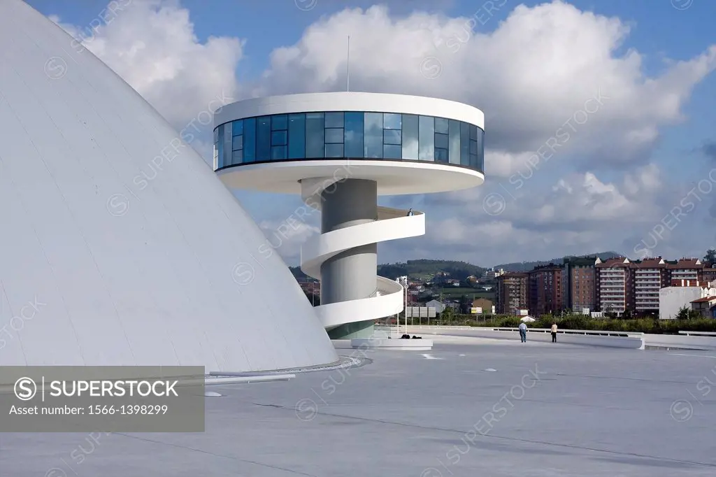 The Oscar Niemeyer International Cultural Centre, known as Centro Niemeyer, is the result of the combination of a cultural complex designed by Oscar N...