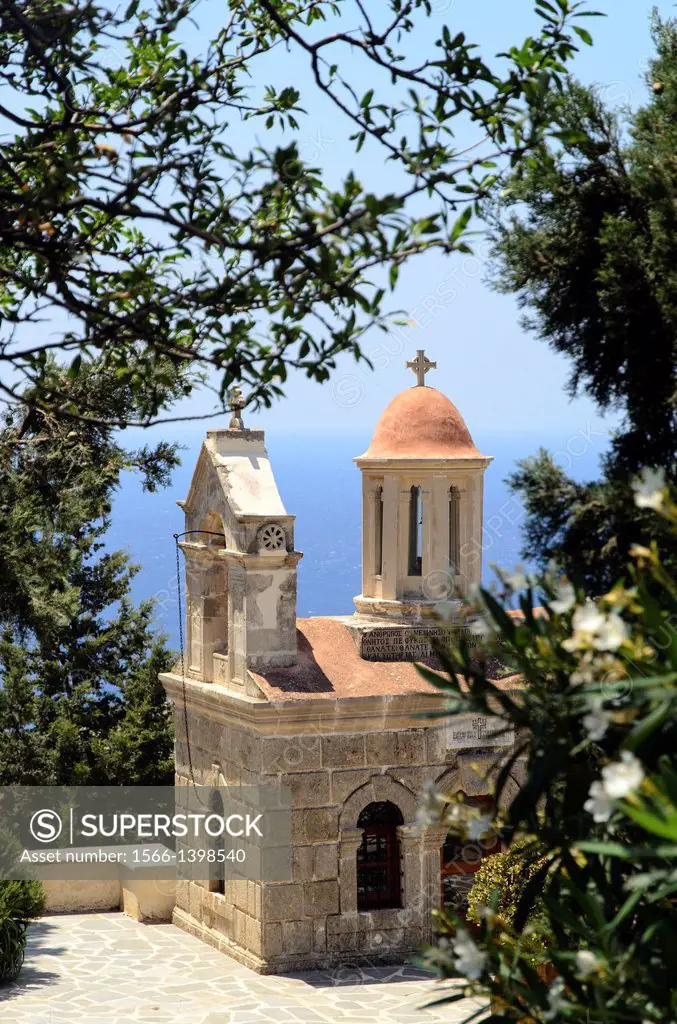 Chapel near the Rear (Pisso) Monastery of Saint John the Theologian - Preveli, Crete, Greece.