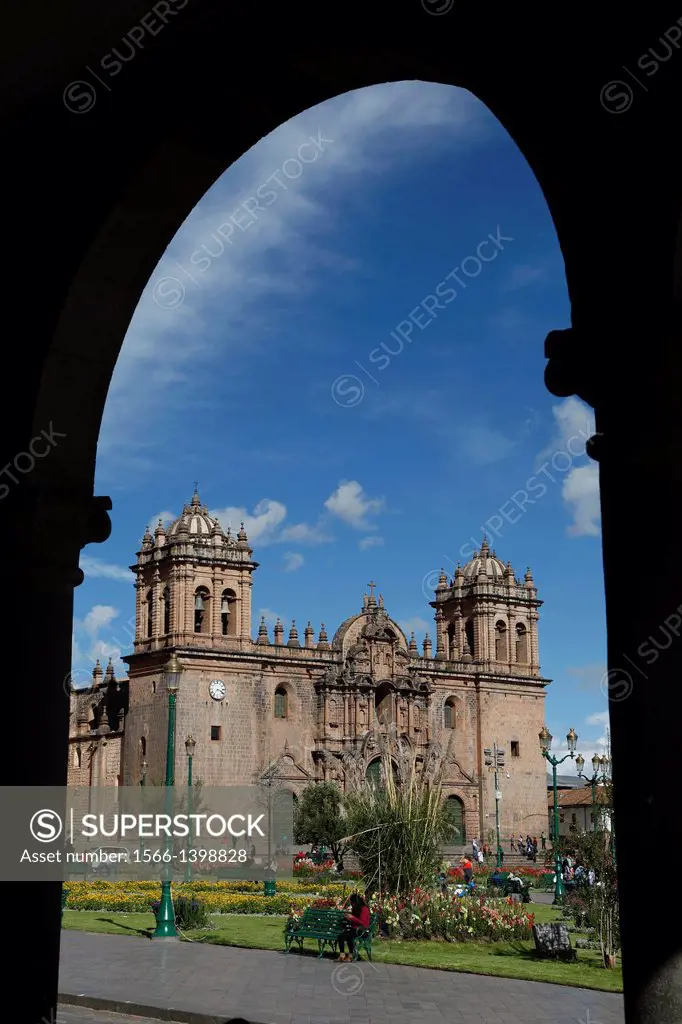 The Cathedral in Plaza de Armas, Cuzco, Peru.