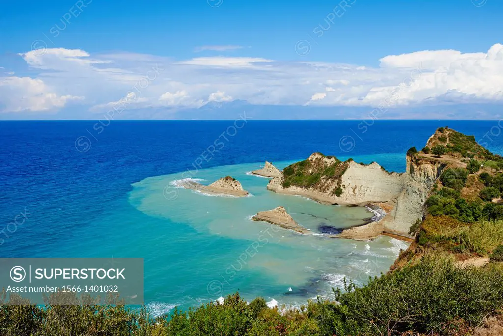 Greece, Ionian island, Corfu island, Drastis Cape near Sidari village.