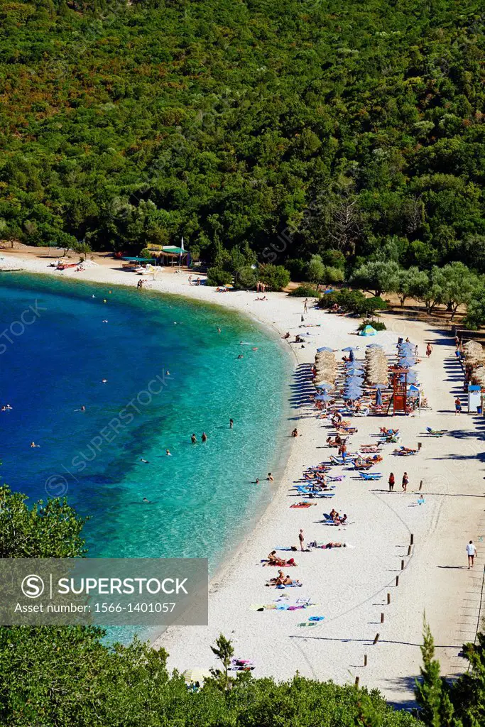 Greece, Ionian island, Cephalonia, Antisamos beach.