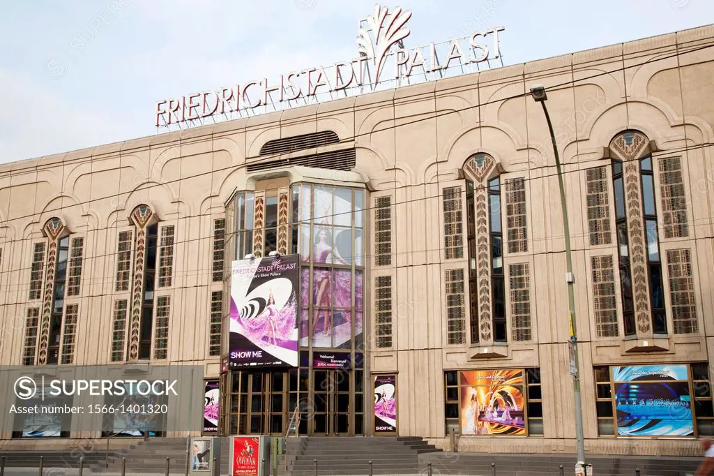 Entrance of Friedrichstadt Palast Theater, Berlin.