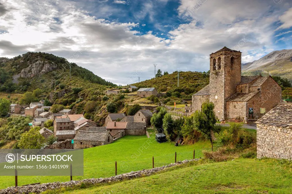 Tella village, National Park of Ordesa and Monte Perdido, Huesca, Spain, Europe.