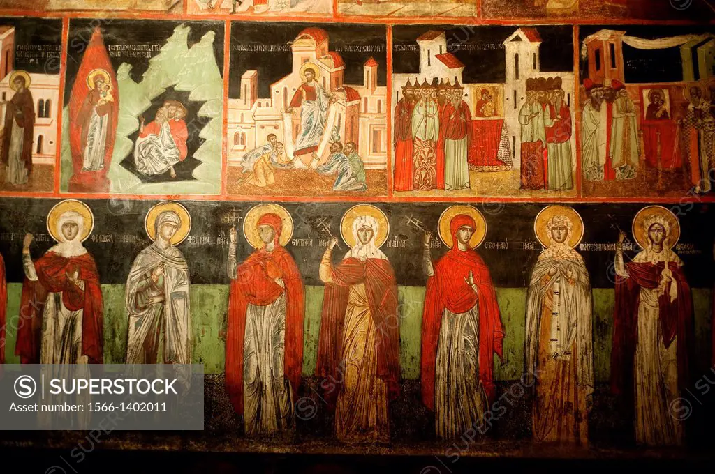 Painting in the Church of the Nativity of Christ. Arbanasi, Bulgaria.