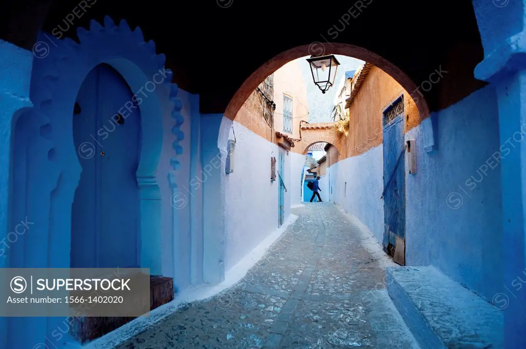 Chefchaouen Old Town ( medina), Morocco.