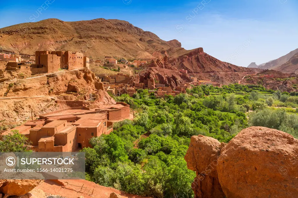 Dades Valley, Dades Gorges, High Atlas. Morocco, Maghreb North Africa.