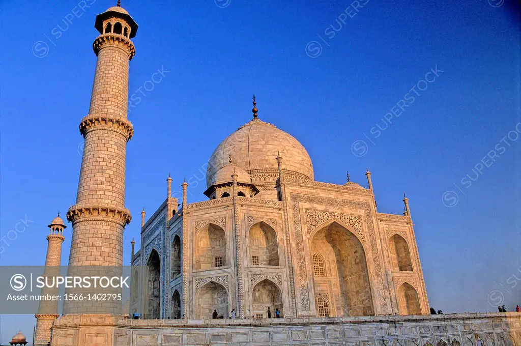 The Taj Mahal, Agra, Uttar Pradesh State, India