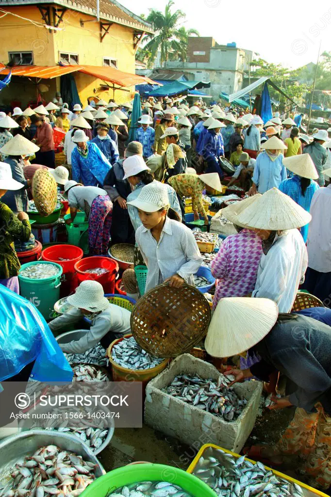 Hoi An Wet Market - Though most Vietnamese markets are very colorful and active, Hoi An's ""wet"" market positively hums and vibrates with action from...